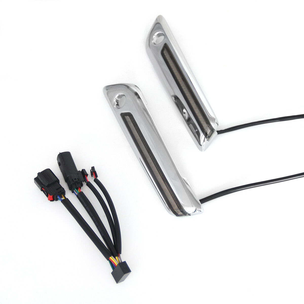 ​​LED Saddlebag Lights Smoke Lens For Harley Touring Street Glide 2014-2023