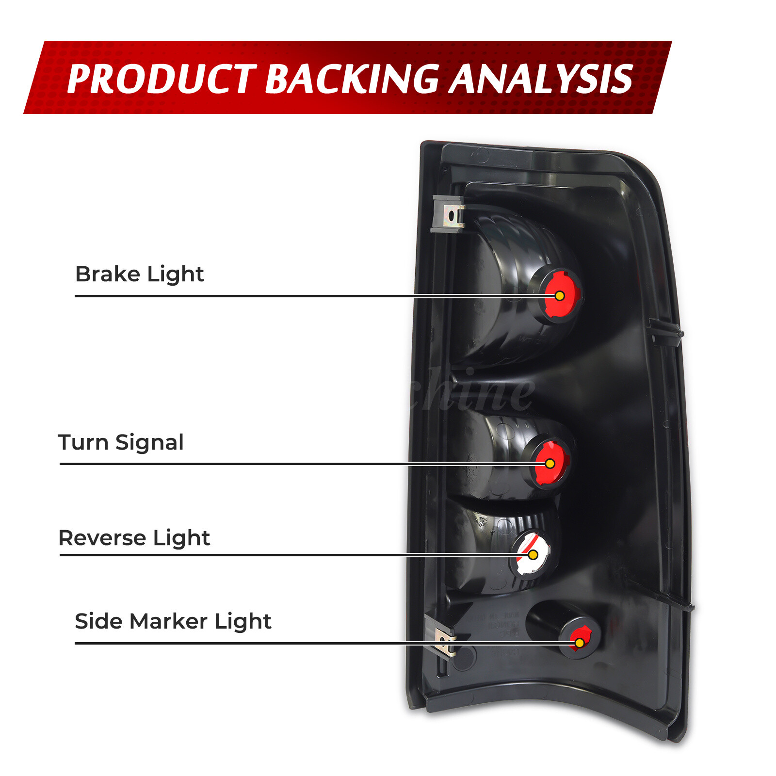 Tail Lights For 2003-2006 Chevy Silverado 1500 2500 3500 HD Rear Brake Lamps L+R
