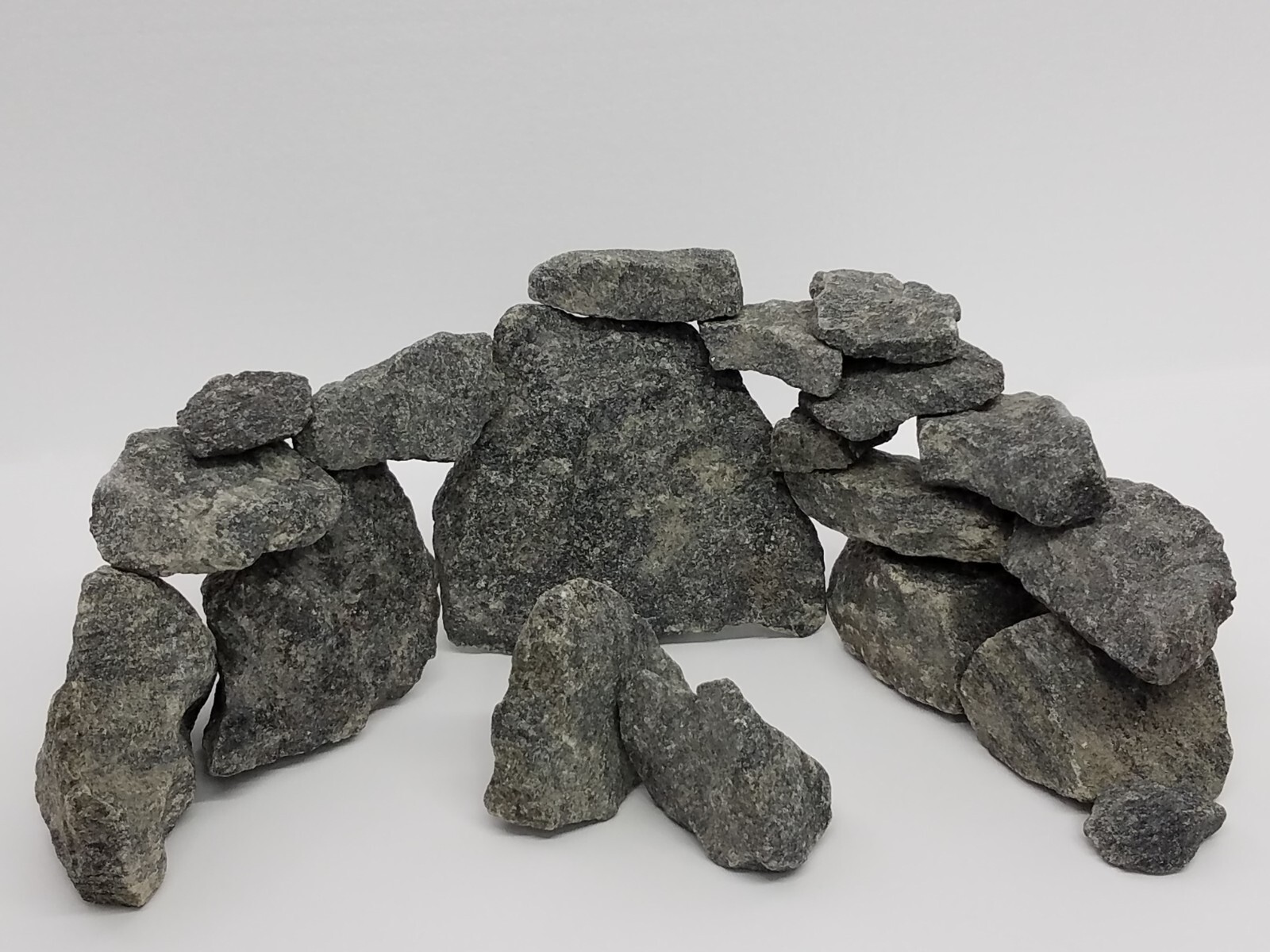 Rocks for Aquarium Stone Decorations 20lbBlack Jagged Granite FishTank Ornaments