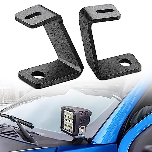Ditch Light Bracket Hood Mount Brackets for Front A-Pillar For F150 2015-2023