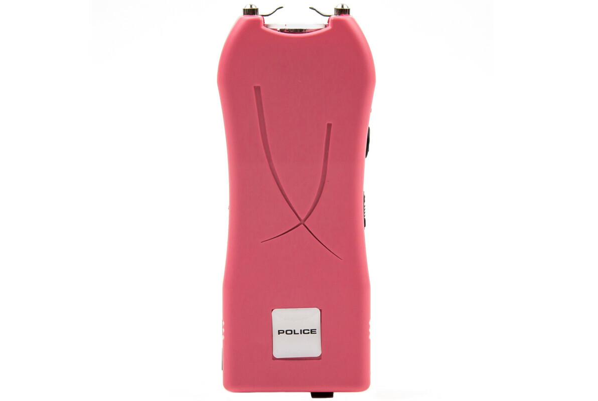 POLICE Stun Gun Pink 398-550 BV Mini Rechargeable LED Flashlight