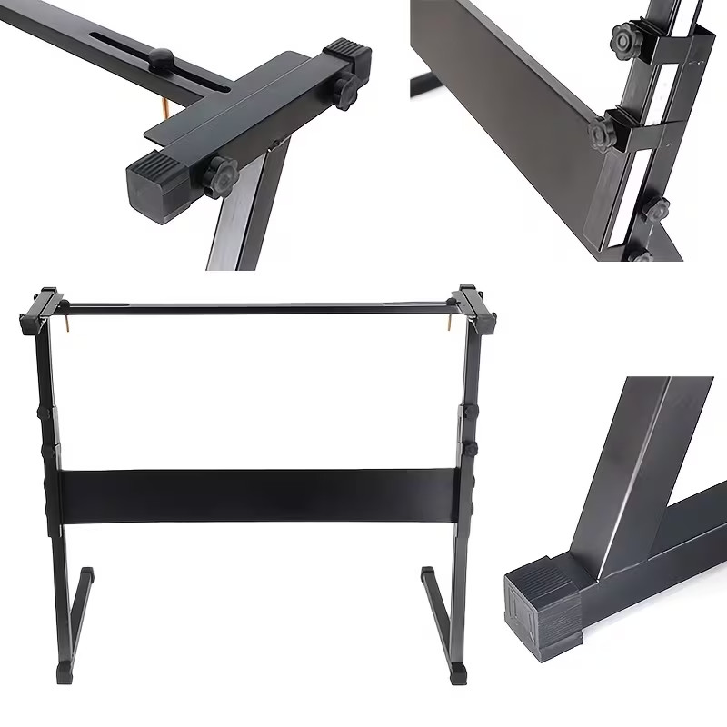 Adjust Height Sturdy Z-Stand Electronic Keyboard Stand Compatible for 61~88 Keys