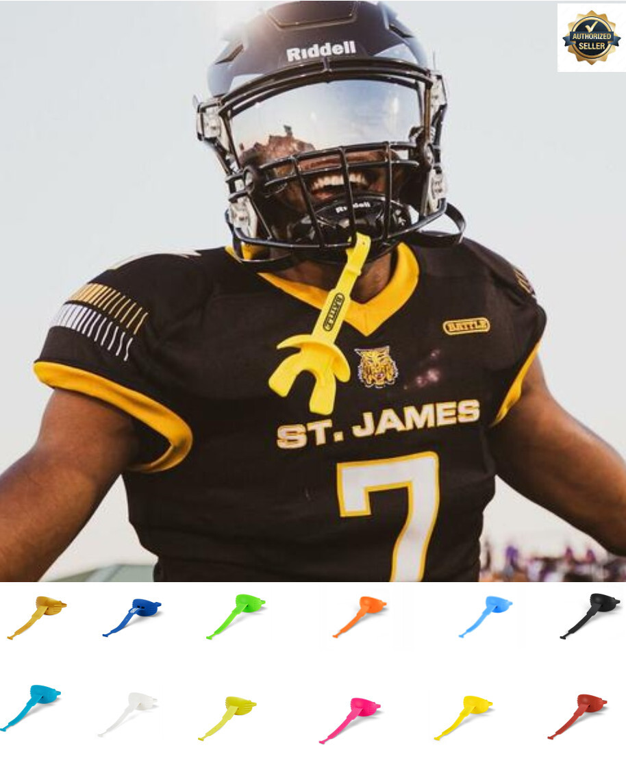 Battle Sports Speed Football Mouthguard with Connected Thick Strap