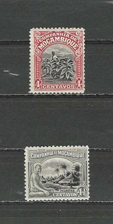 MOZAMBIQUE CO. , PORTUGAL , 1918/31 , #118&119 , SET OF 2 STAMPS , VLH/41/2MNG