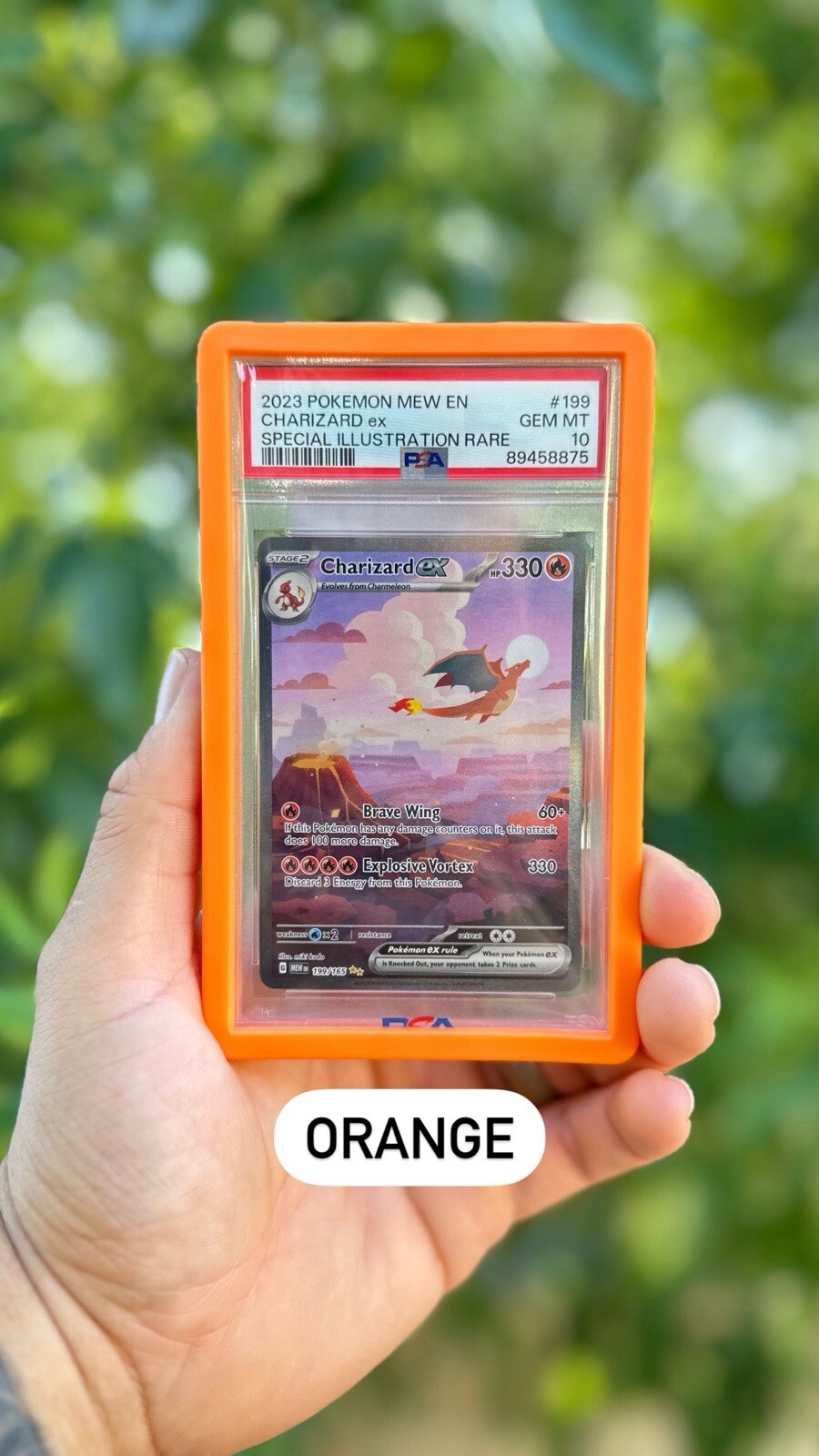 PSA Graded Card Slab Silicone Bumper Guard Protector Skin | 11 Colors | Pokemon