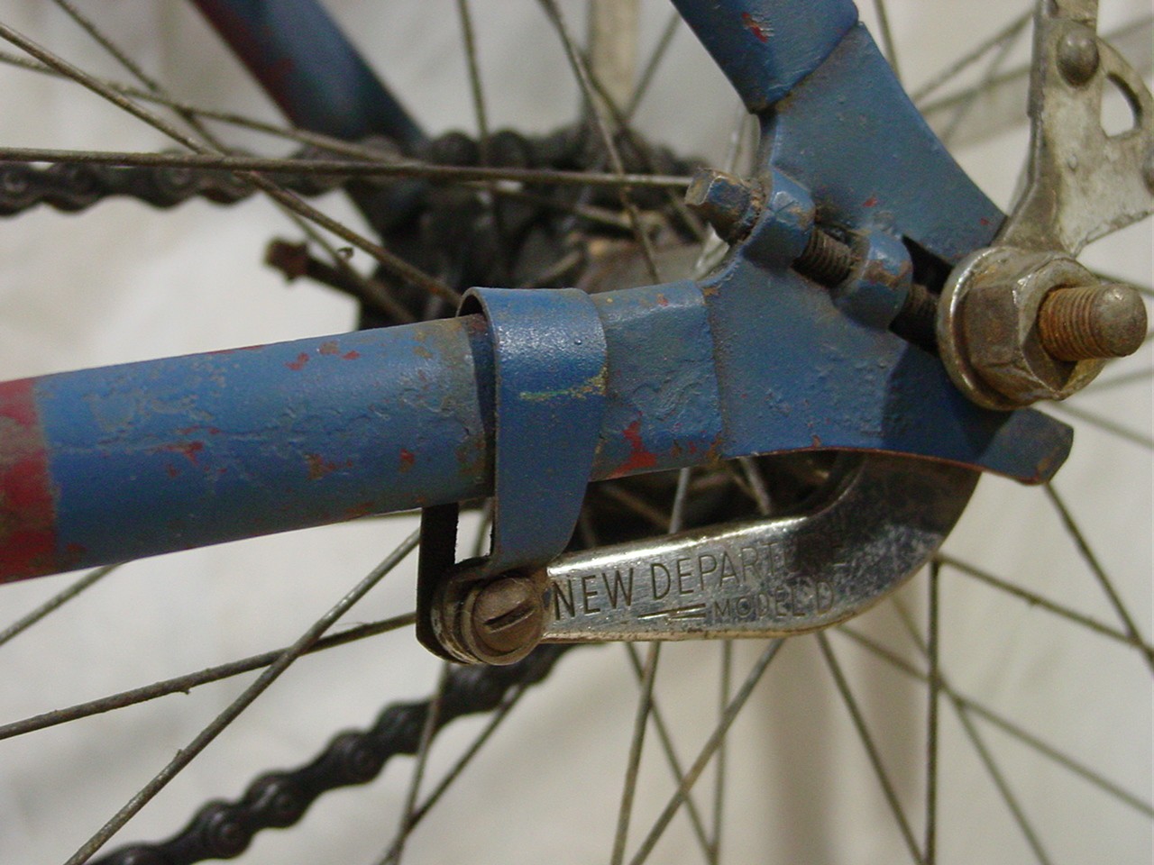 Antique 20's original ELGIN BICYCLE 28" metal clad rims vintage bike project NR