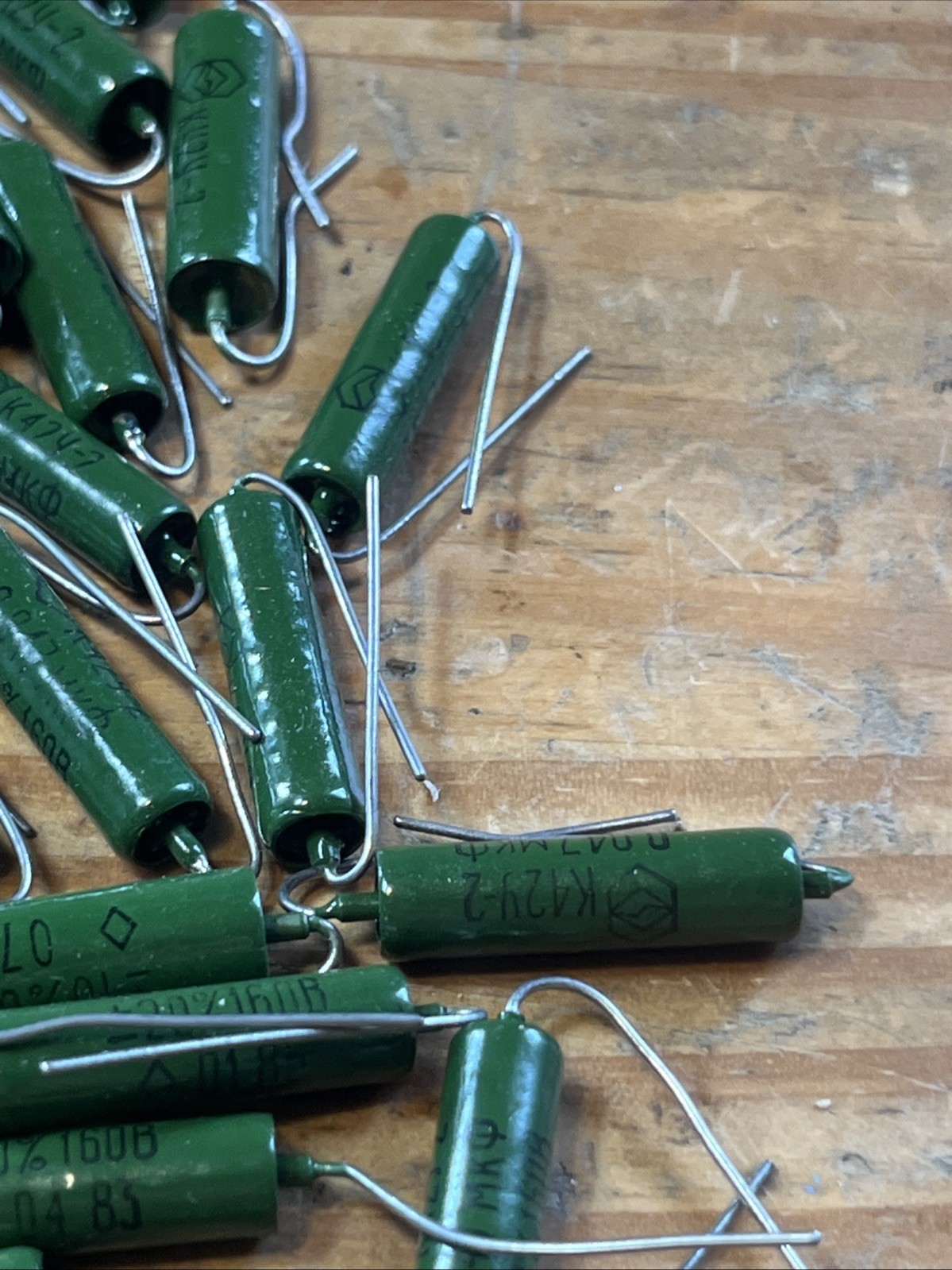 .047uf PIO Vintage K42Y-9 NOS Paper In Oil Capacitor Tone Cap LOT OF 30