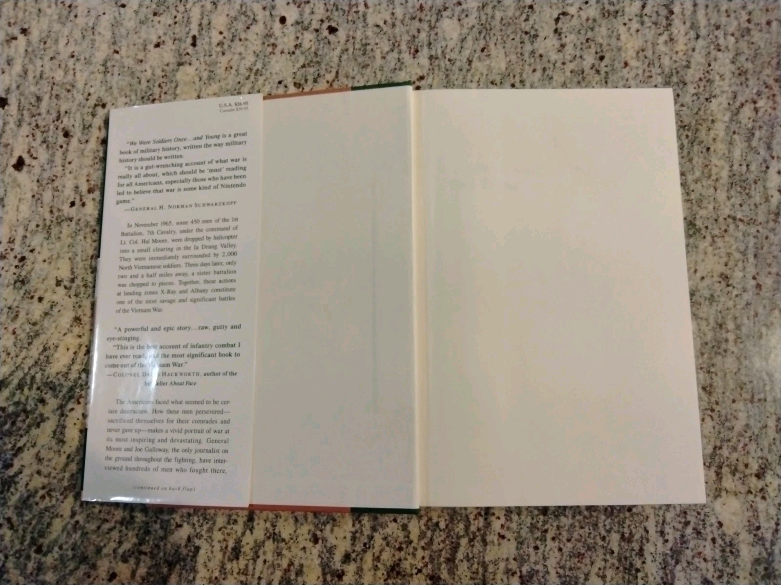 General Hal Moore Army We Were Soldiers Once And Young Vietnam Signed Ia Drang