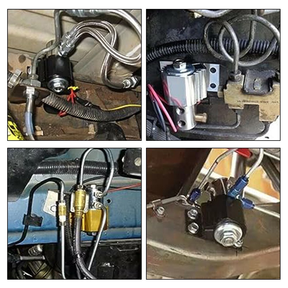 Aluminum Electric Line Lock / Brake Line Lock Kit Drag Racing / Hill-Hold 12–24V