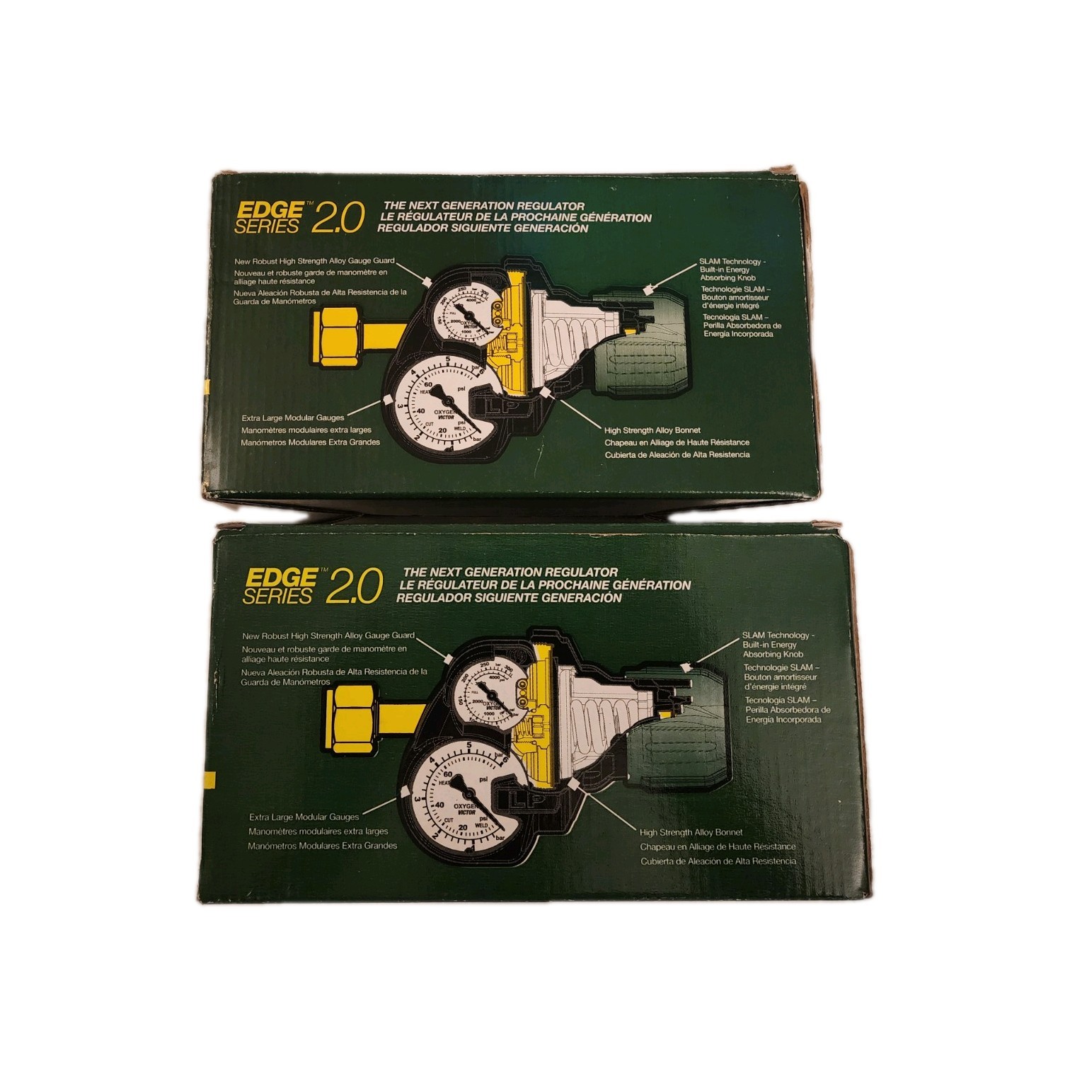 Victor Regulator Set of ESS32 Edge 2.0 Oxygen & Acetylene Guages