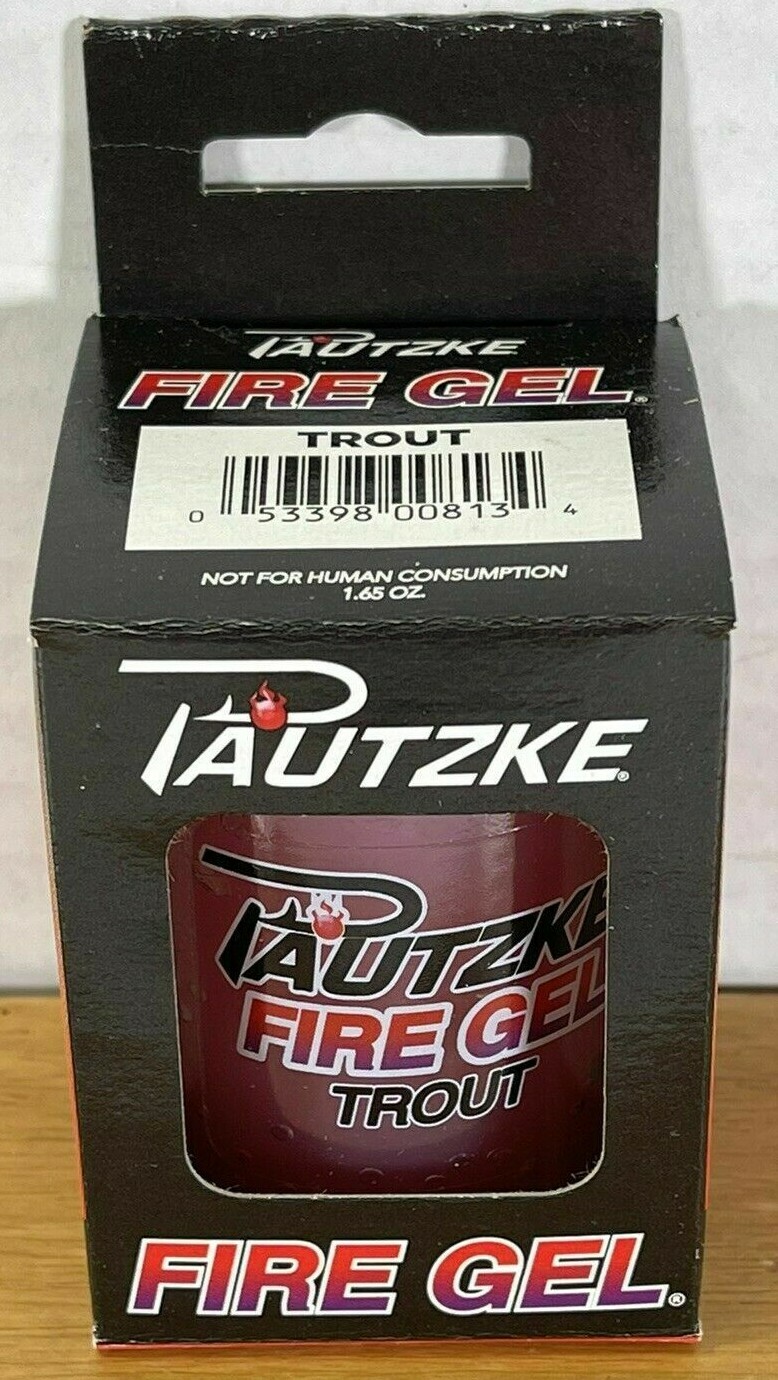 PAUTZKE'S Fire Gel Trout Bait 1.65 OZ Bait Lab Approved Fish Smell It! #Baitlife
