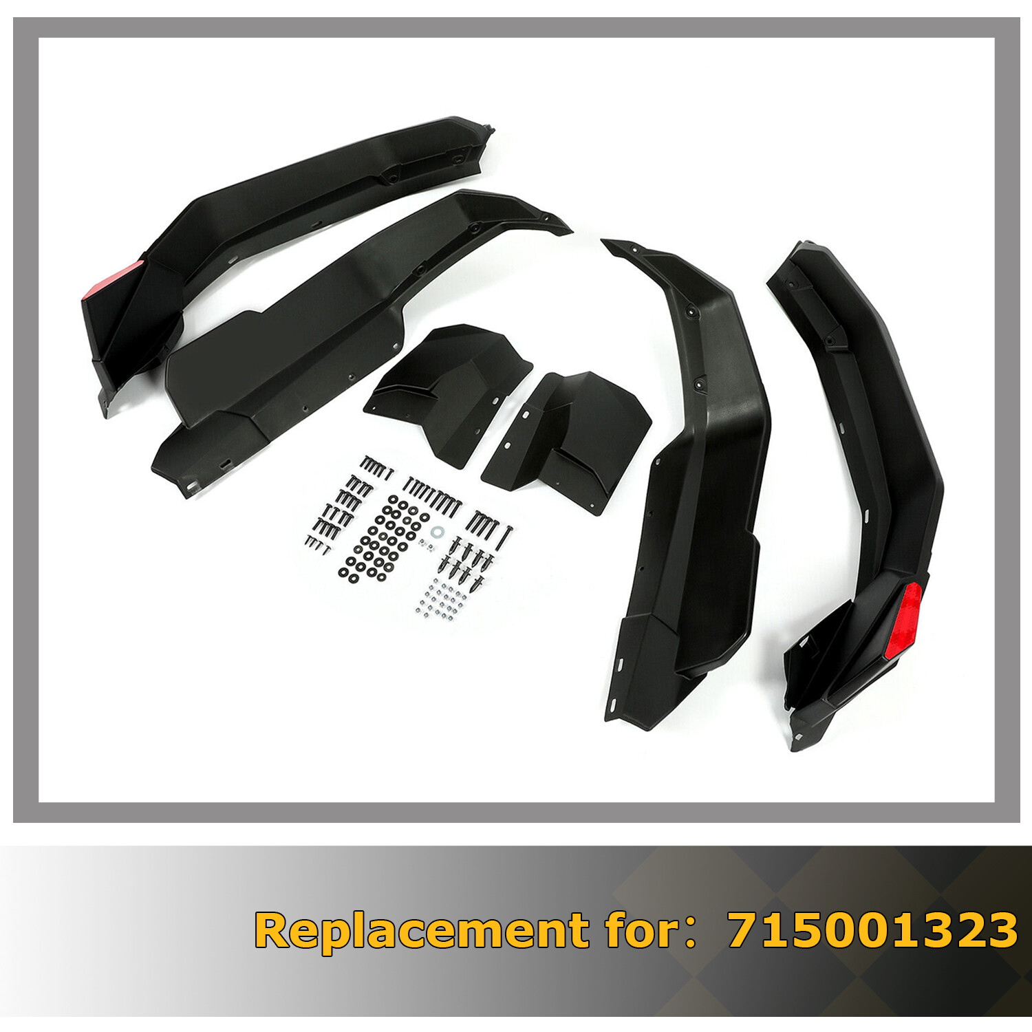 Rear+Front Fender Flares For 2013-2016 CAN AM Maverick Max 1000/1000R #715001323