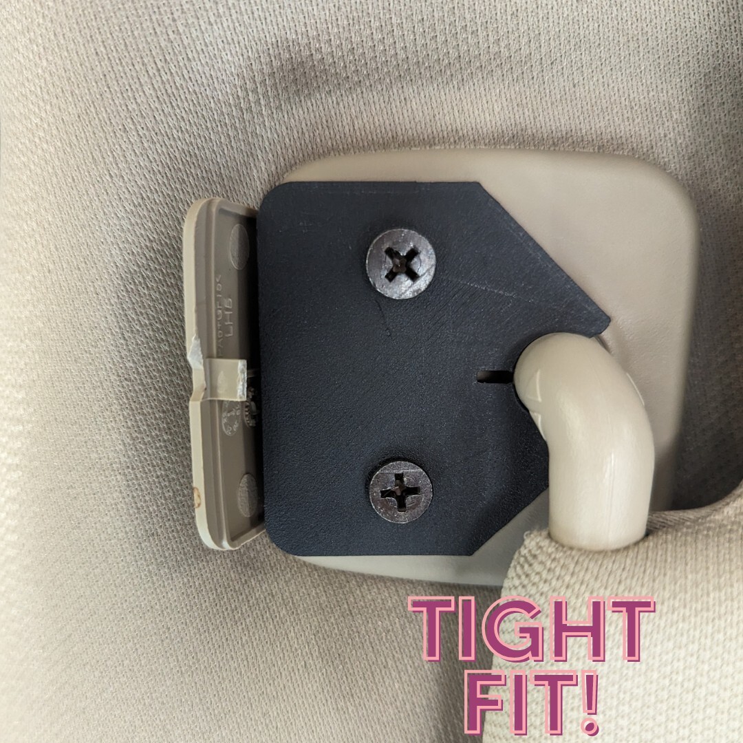 Black Sun Visor Repair Kit Dodge RAM 1500 Trucks 2019-2024