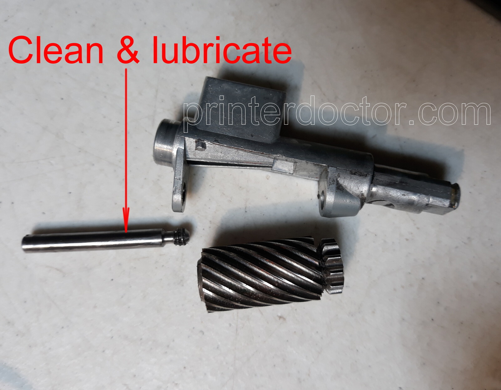 Improved Nylon replacement gear for Hunt Boston model 18 pencil sharpener 296A