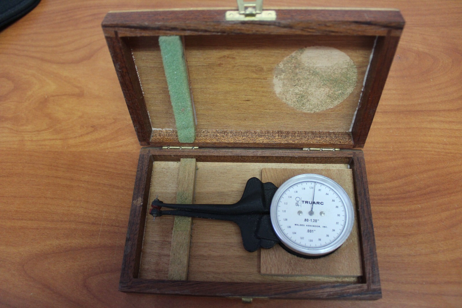 Vintage TRUARC .8-1.2” Internal Dial Caliper Waldes Kohinoor Made in Germany