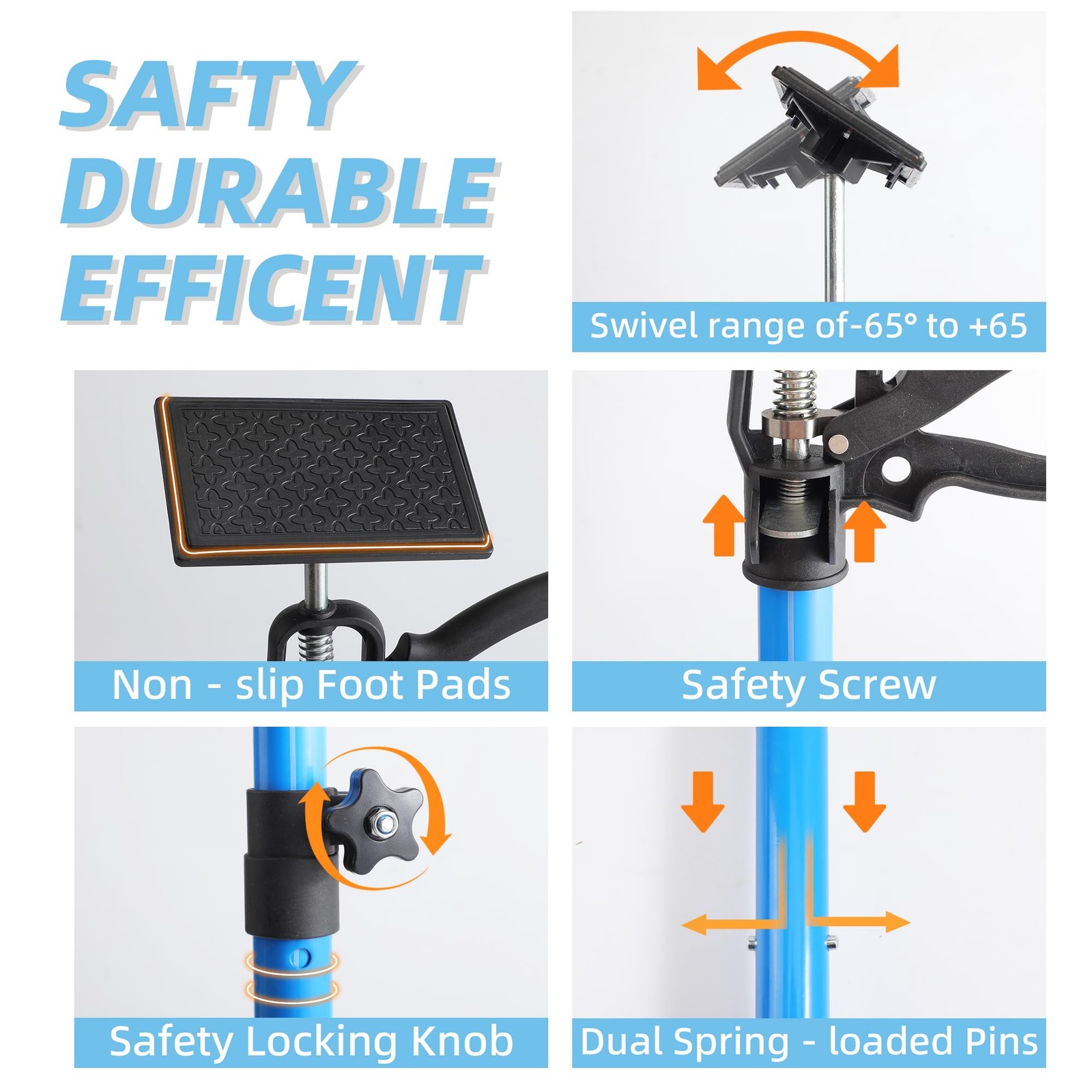 2PK Steel Cabinet Jacks for Installing Cabinets,14.6-23.6Inches, Adjustable 3...