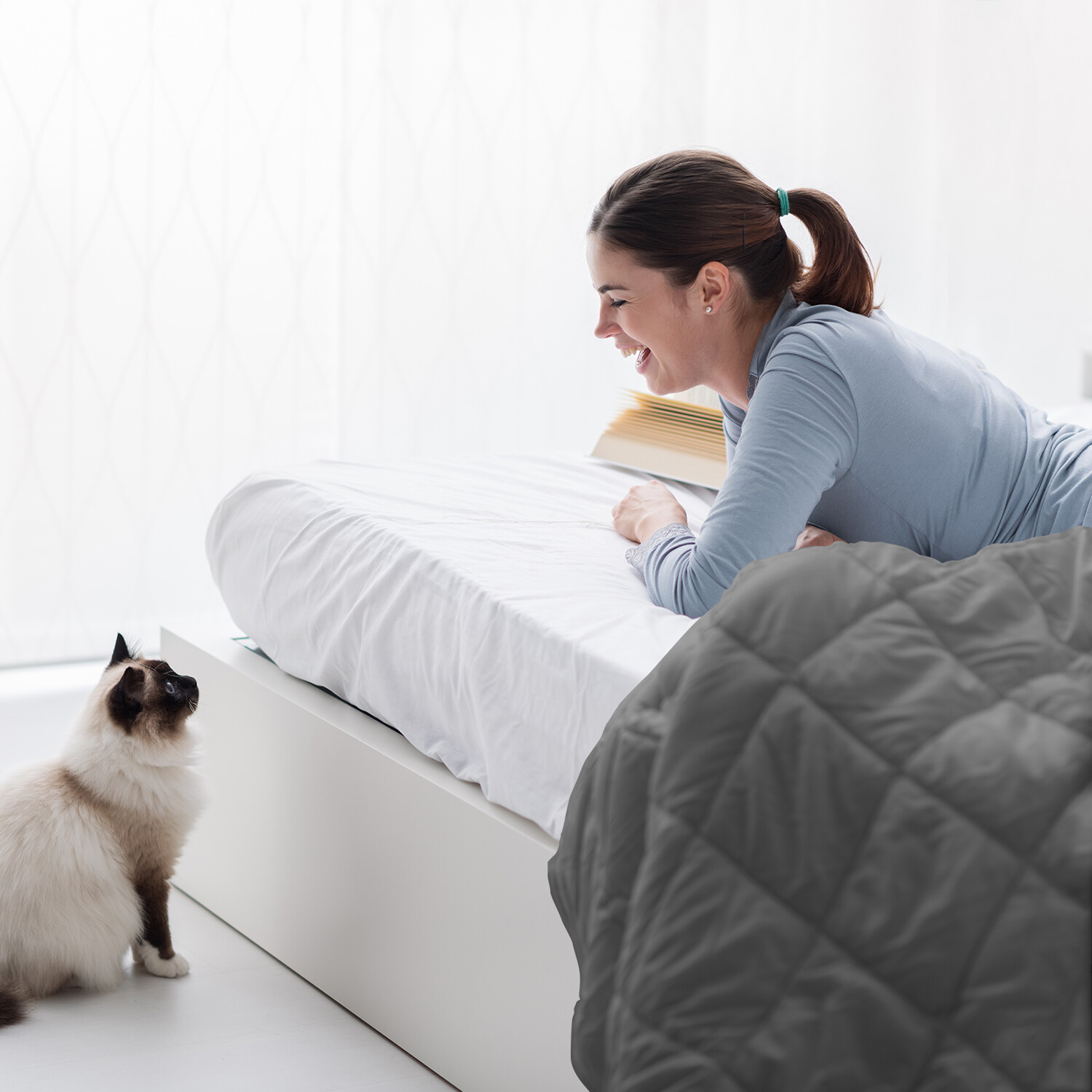 Luxury Bedding Comforter Duvet Insert With Corner Tab King Queen Size All Season