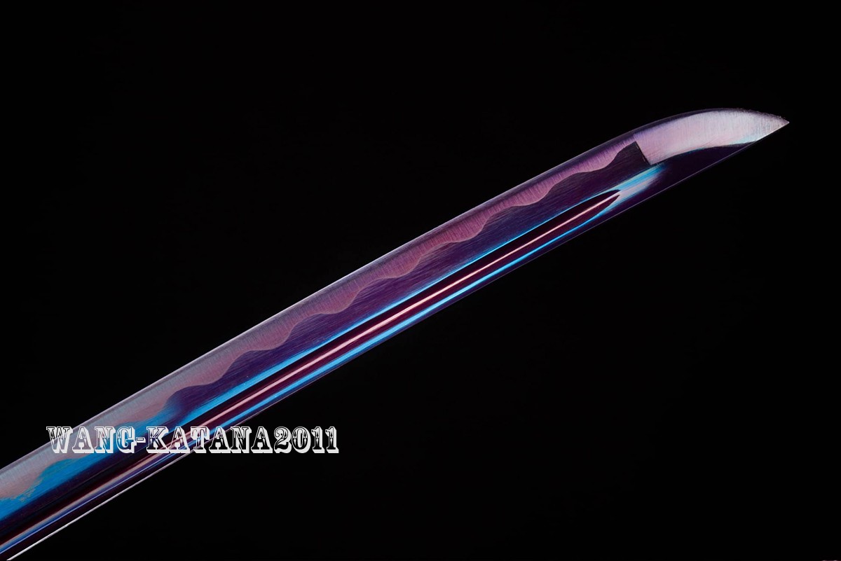 All Purple Battle Ready Sharp Deagon Japanese Samurai Katana Sword 1095Steel