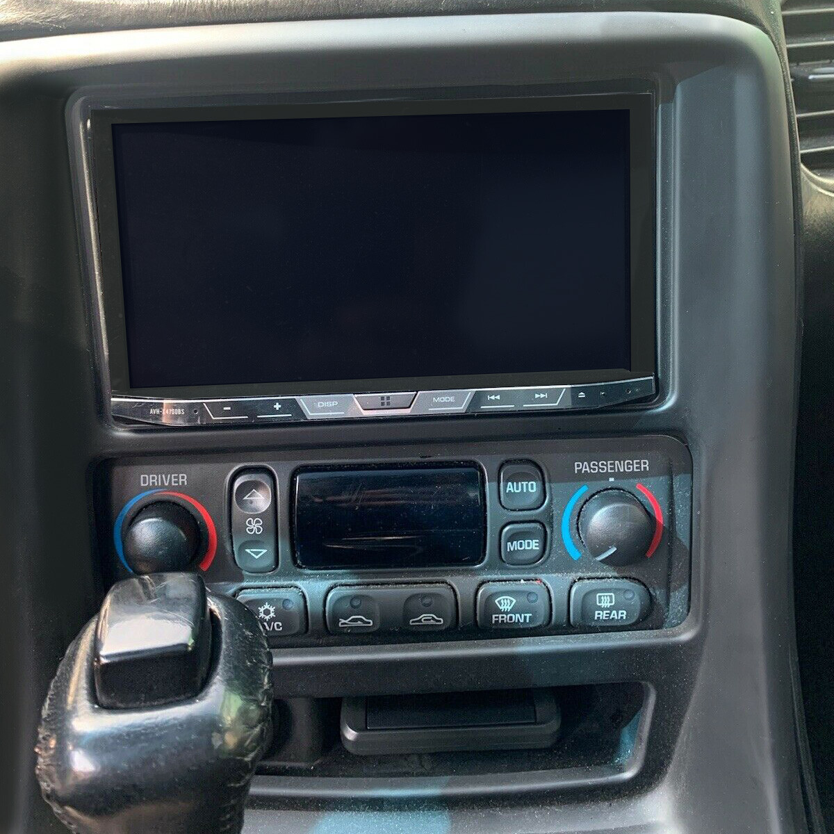 Double Din Dash Installation Kit Radio Console For Chevy Corvette C5 97-04 Black