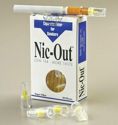 Nic-Out Disposable 10 Packs Cigarette Filters (300 filters) ~ Free Shipping