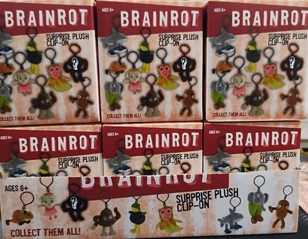 BRAINROT Surprise Plush Clip-On Mystery FULL CASE 12X Brand New UNOPENED 12X