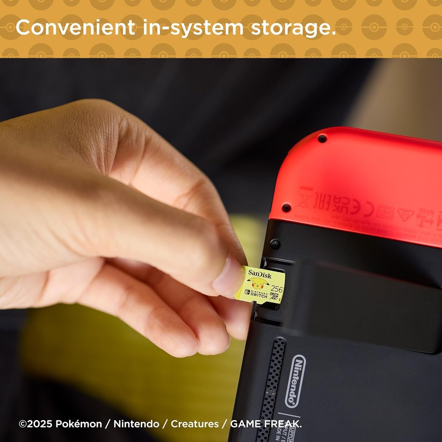 SanDisk 256GB Nintendo Switch Pokemon Edition Micro SD MicroSDXC Gaming Card