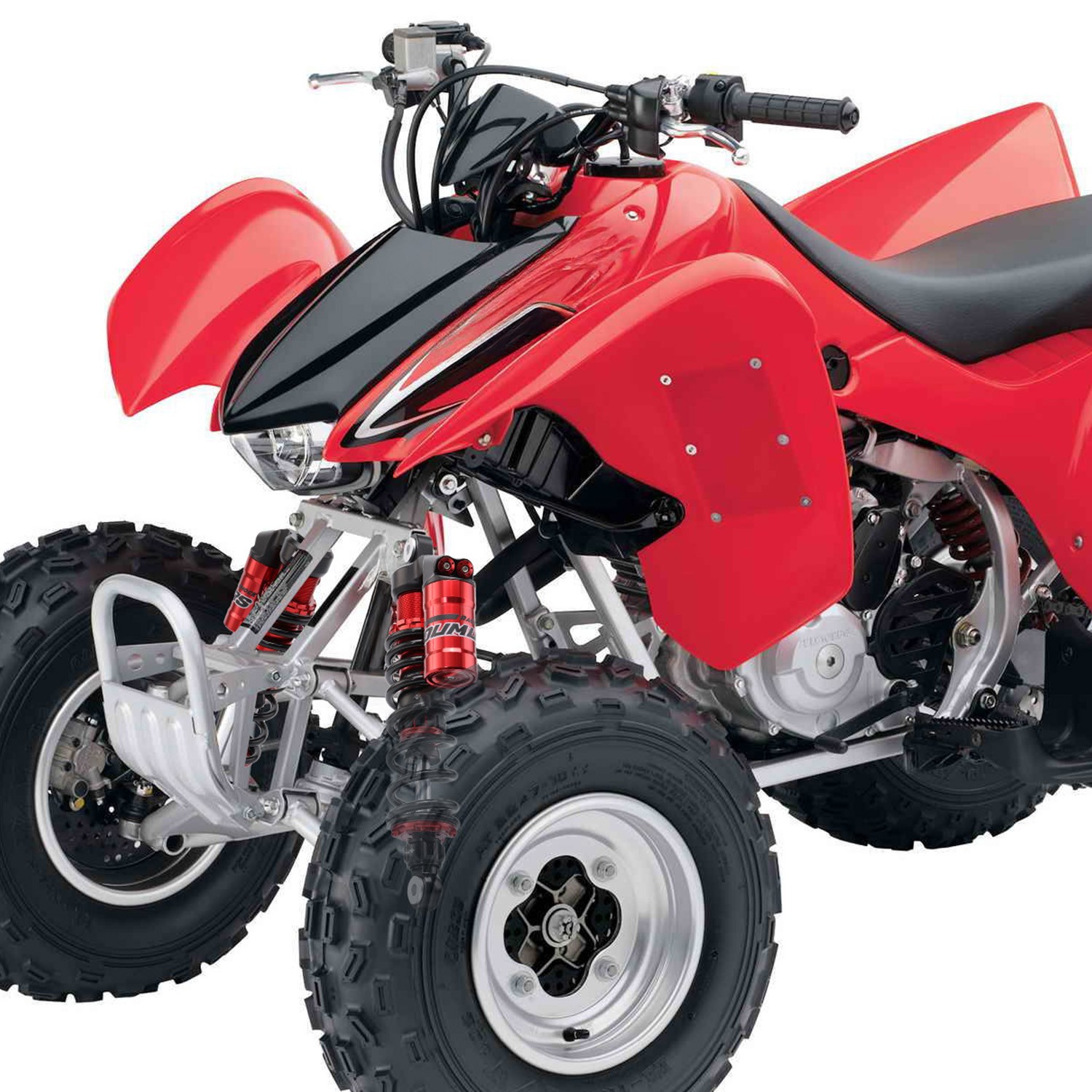 Stage 3 Front Shocks Absorbers Spring for 2003-2014 Suzuki Quadsport Z400 LTZ400