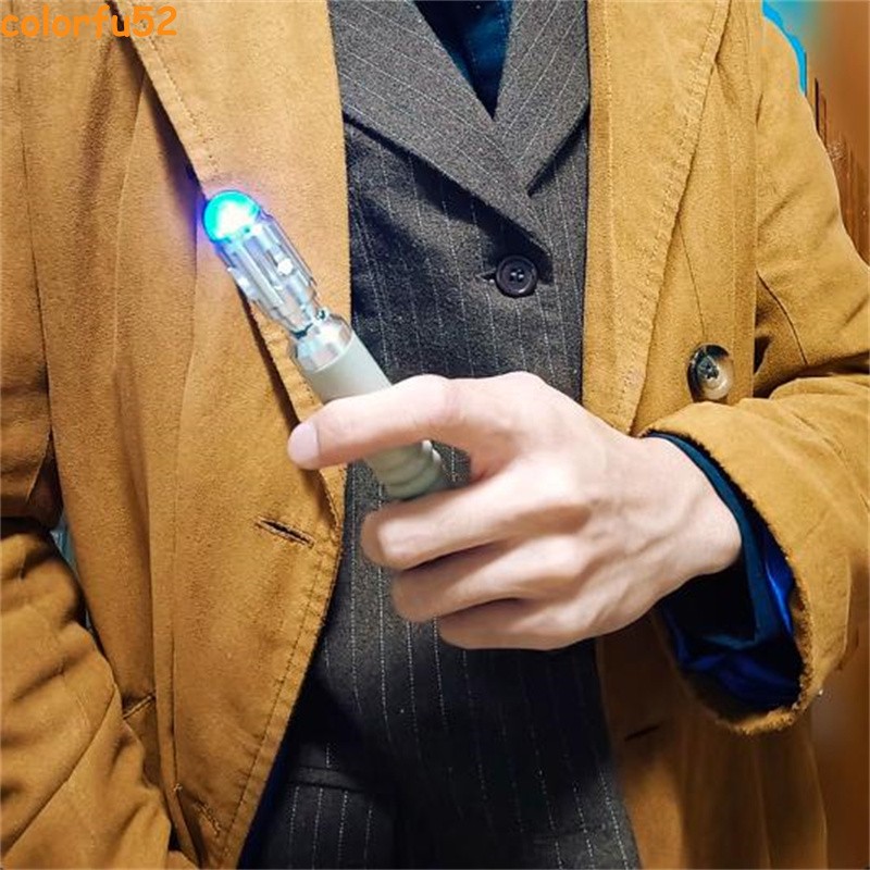 Replica Doctor Who Master 10th Metal Sonic Screwdriver Scalable LED Prop Collect