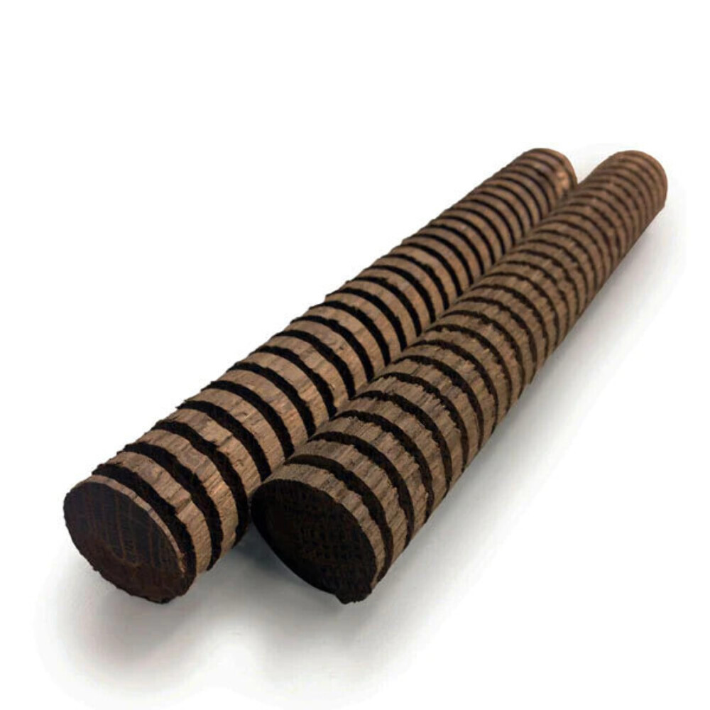 AMERICAN OAK CHAR #3 INFUSION OAK SPIRAL 8" 2/PK