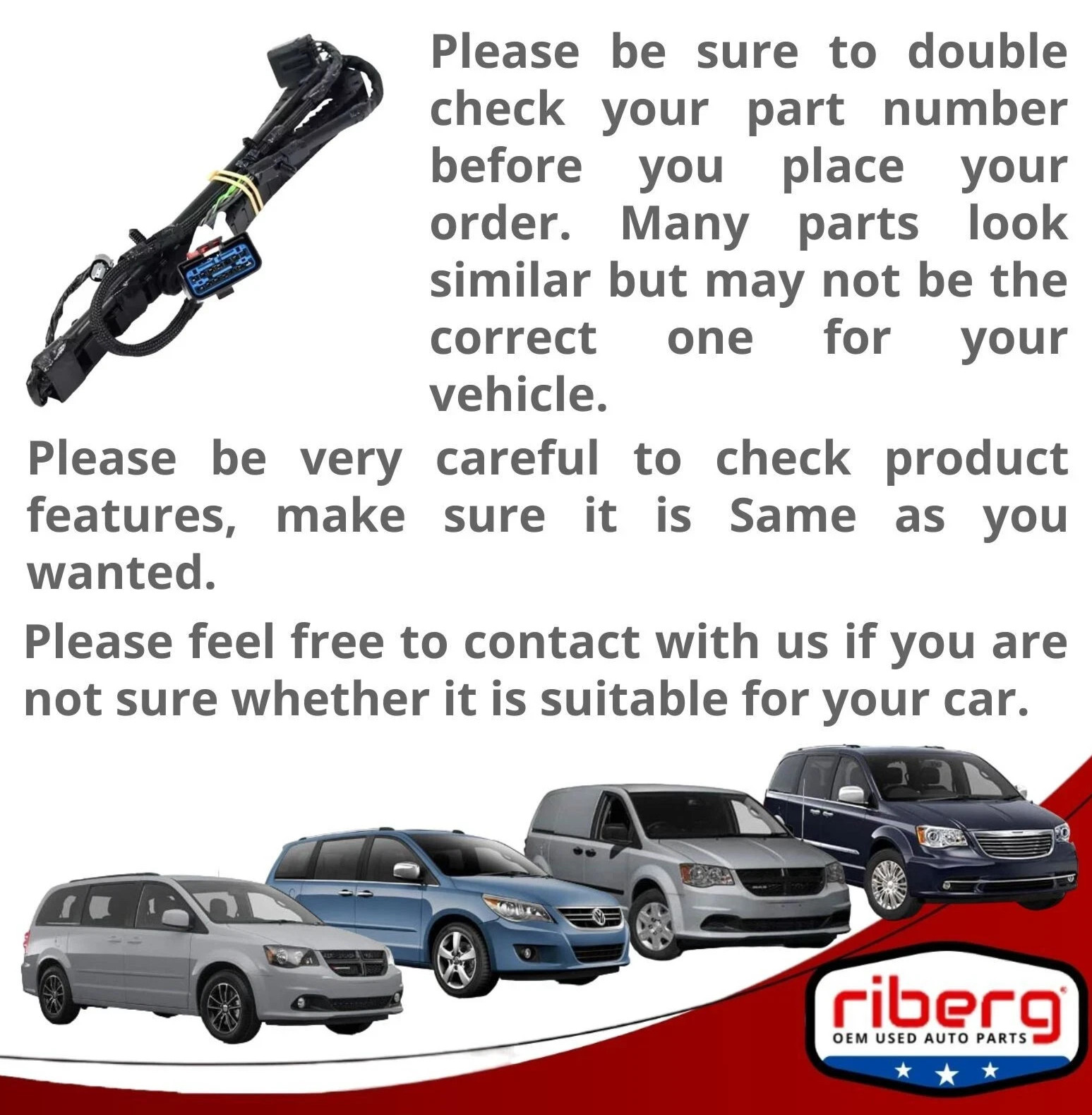 68211876AA OEM MOPAR 13-20 Grand Caravan Sliding Door Right Wire Track TESTED