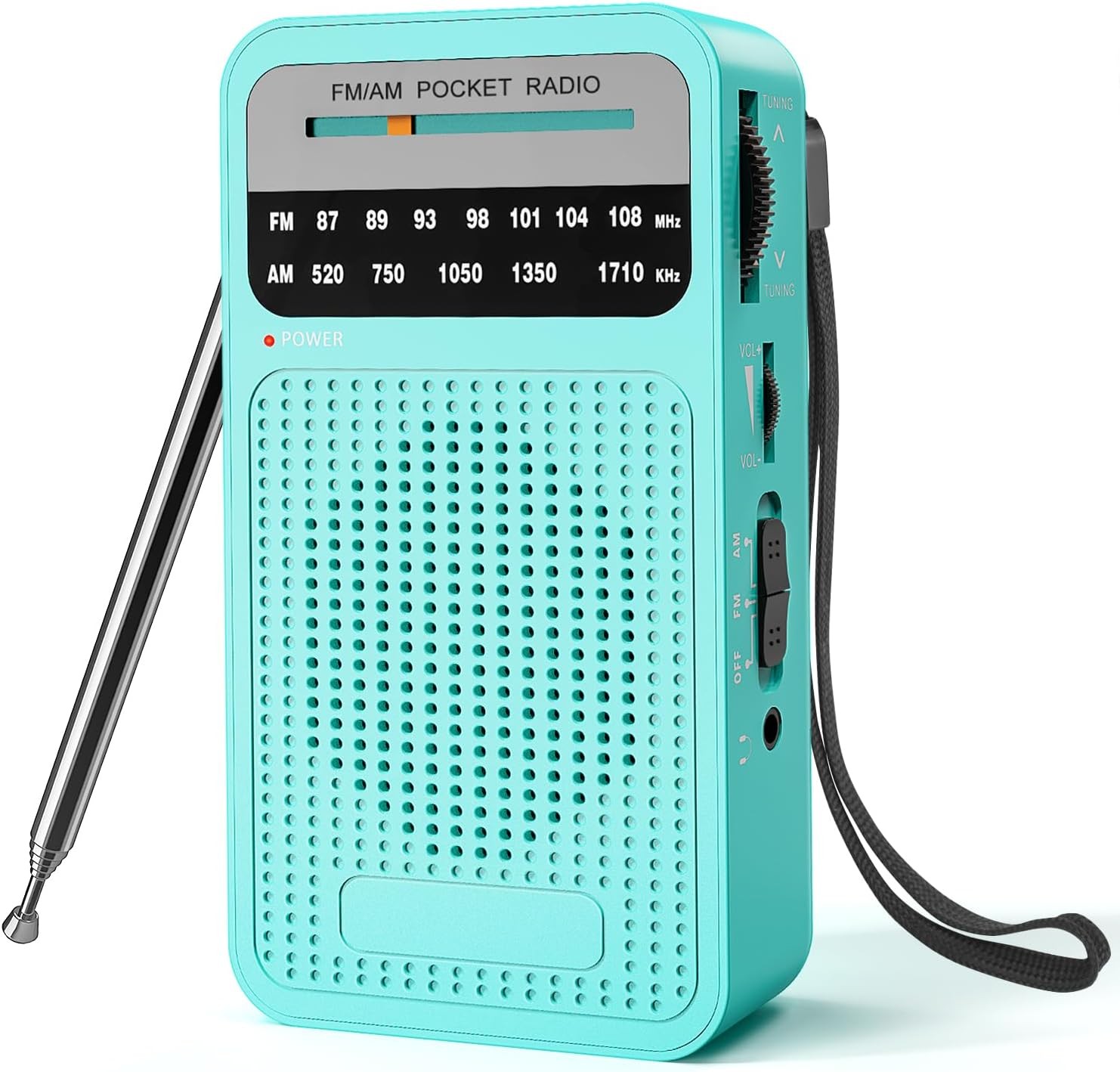 Portable Radio AM FM with Best Reception, Goodes Transistor Radio with Loud Spea