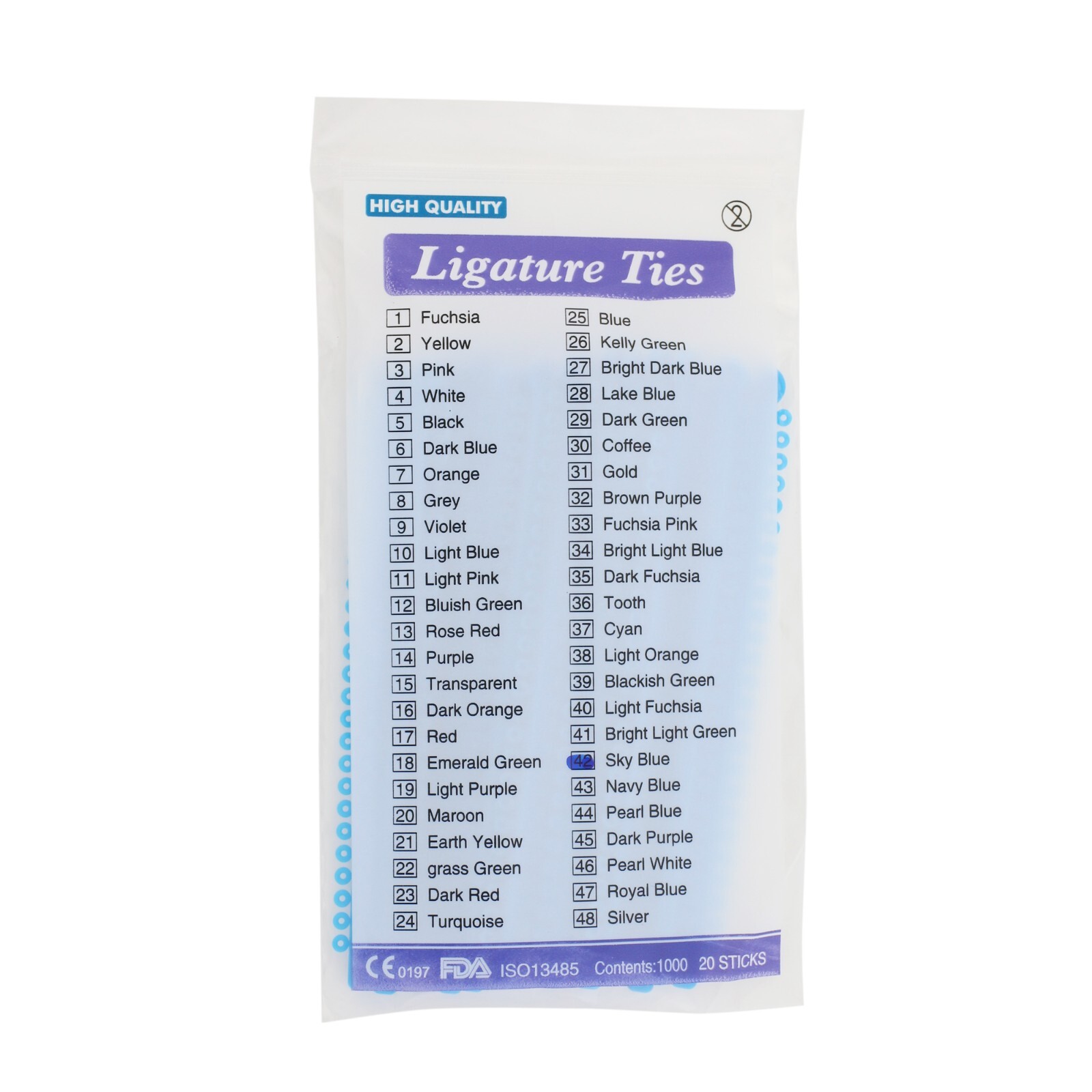 1000pc Dental Orthodontic Ligature Tie Ligas De Ortodoncia Elastic Rubber Braces