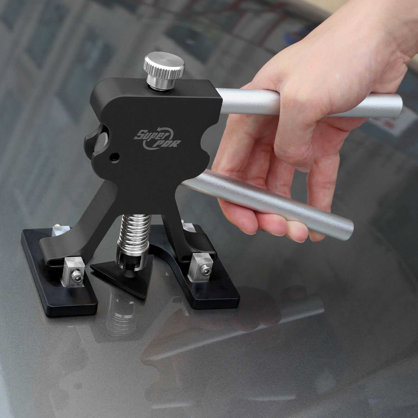 118-PC Paintless Dent Repair Kit - Car Body Dent & Hail Damage Removal Tools Set