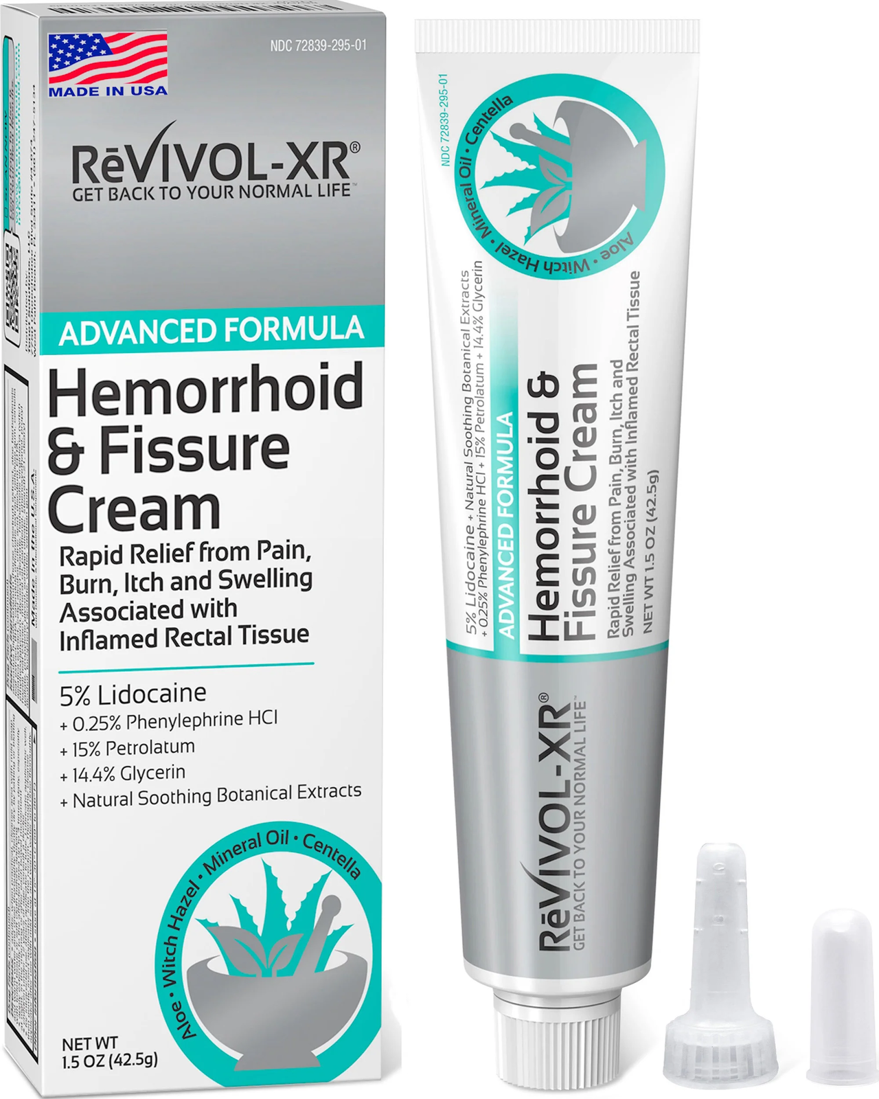 Hemorrhoid Treatment & Fissure Cream, Rapid Relief & Protection of Pain Swelling
