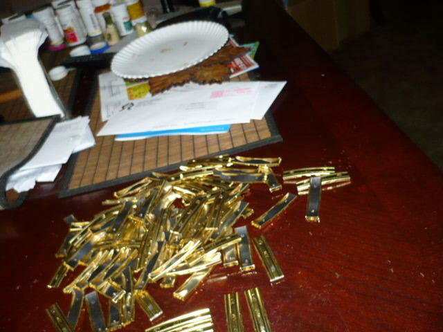 8mm stripper clips,repro, w/ ww2 markings,k98 mauser 8mm mauser 5 per auction