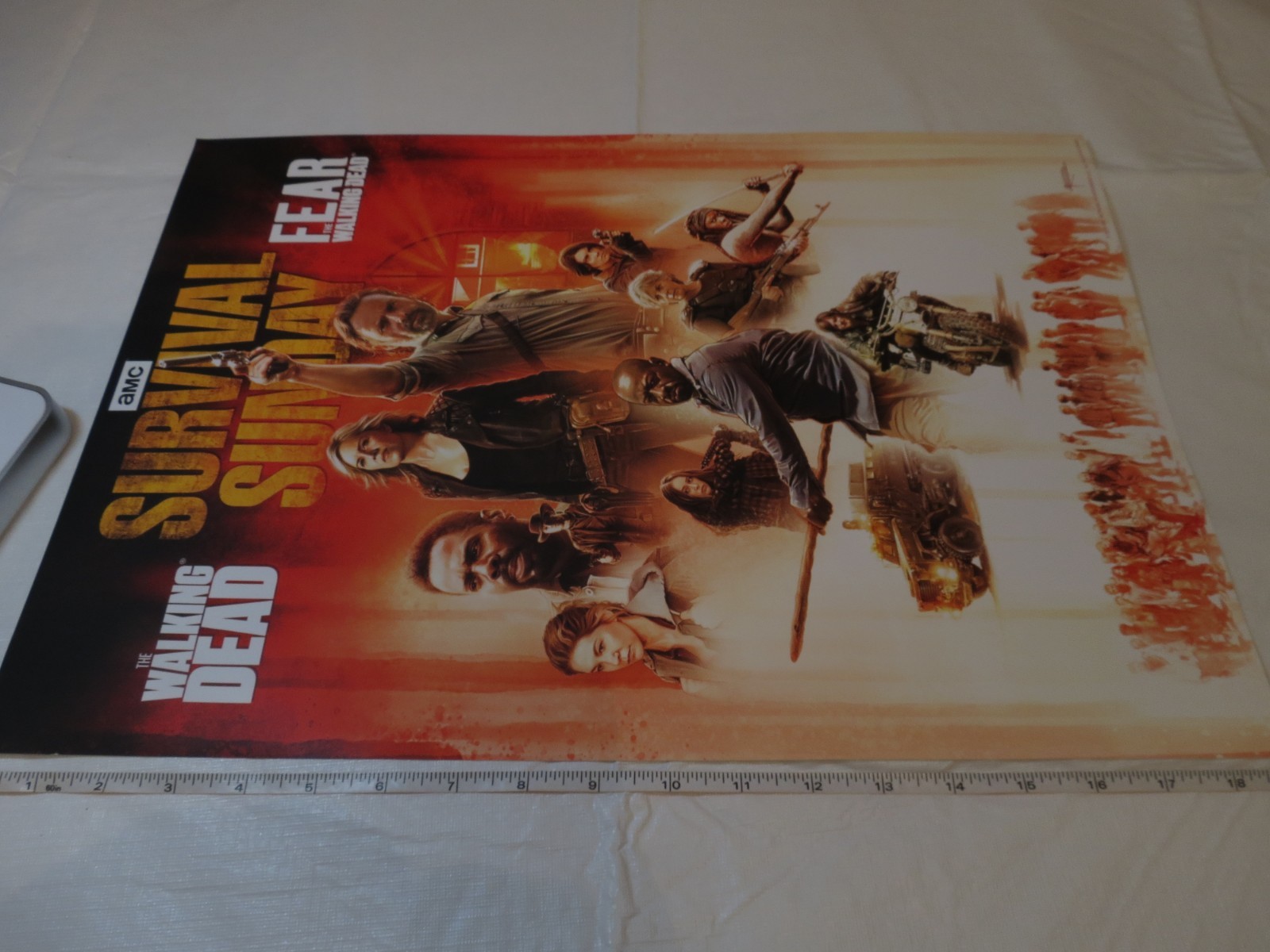 Walking Dead Fear the Walking DEAD AMC poster for Movie RARE WD FTWD MINI 2018