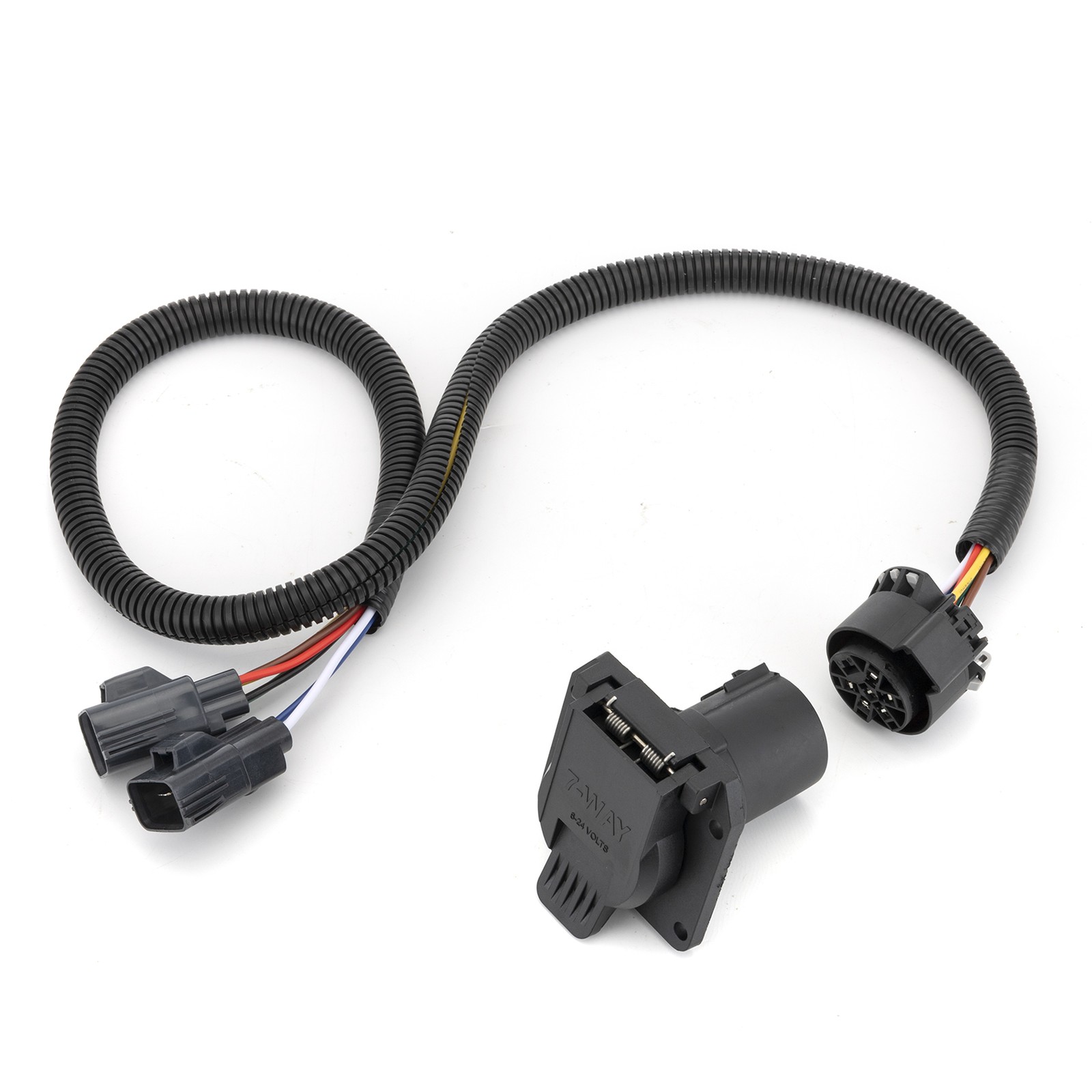 Trailer Tow Wiring Harness RV Blade 7Pin For Ford F250 F350 Super Duty 2020-2025