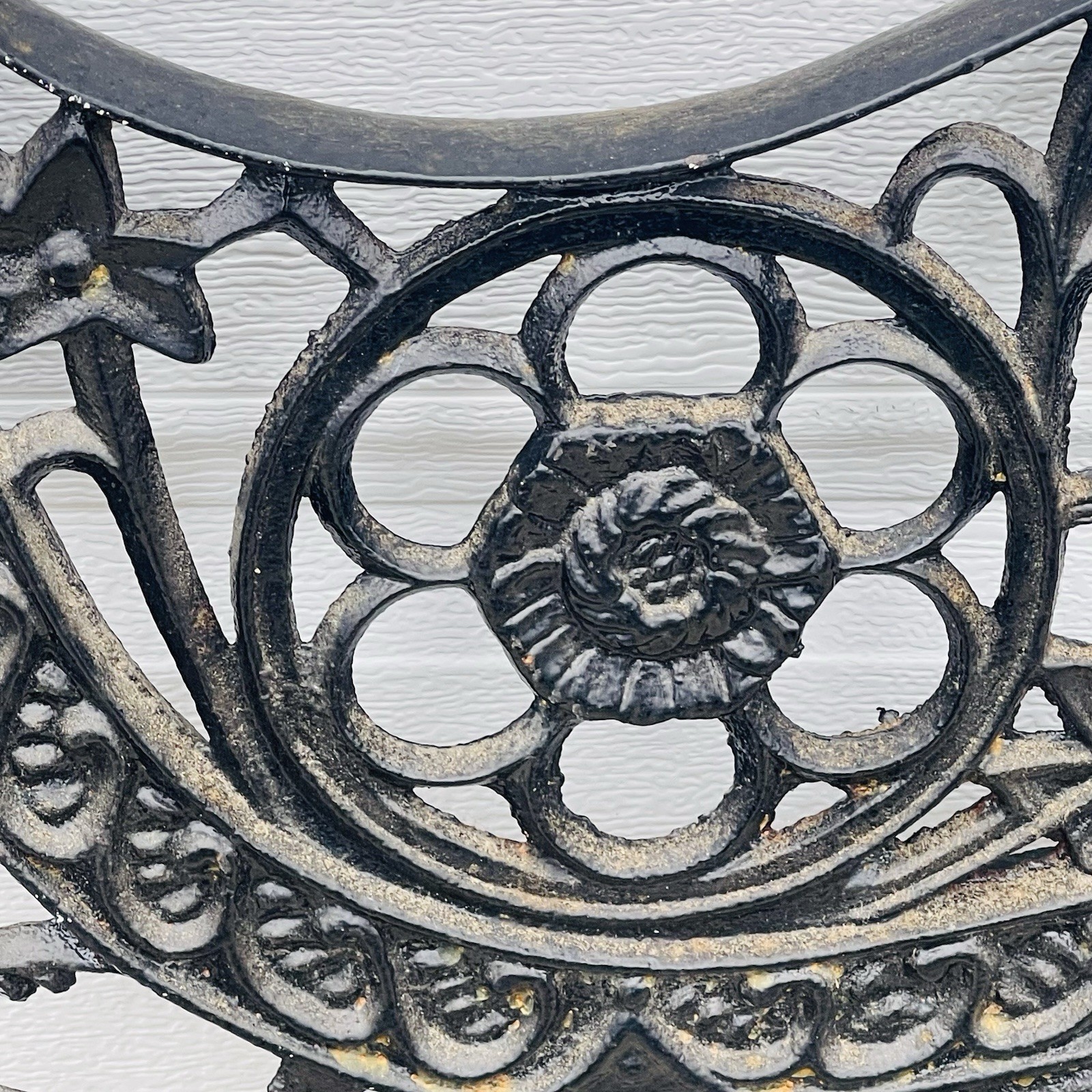 Vintage Cast Iron Park Bench Ends / Legs - Ornate