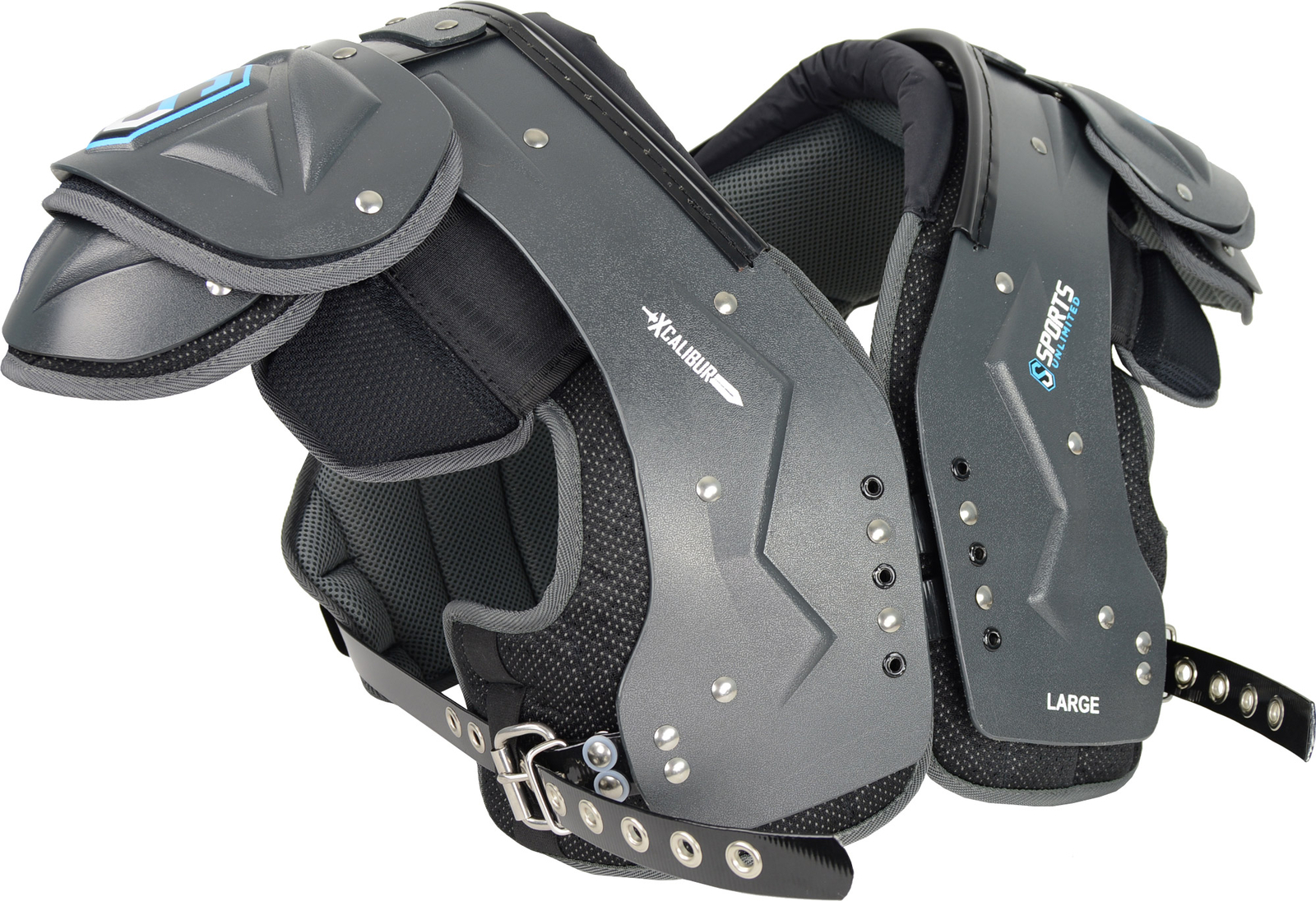 Sports Unlimited Xcalibur Adult Football Shoulder Pads, New