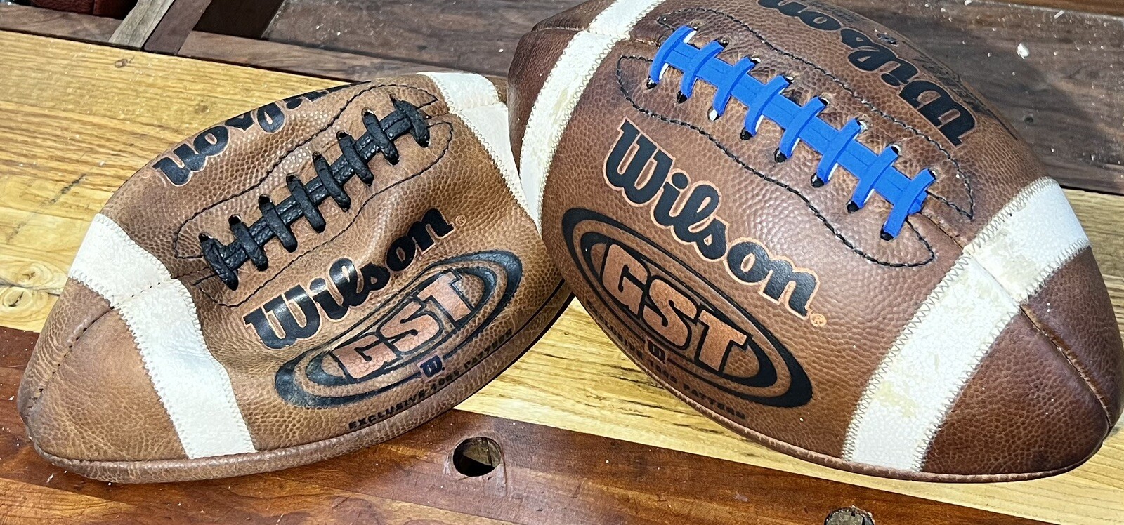 Leather Football Restoration. Bladder Replacement, New Laces, Game Prepping.