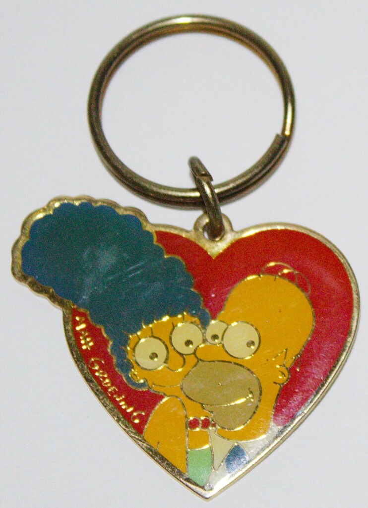 The Simpsons Key Chain Assortment of 7 Gift Creations 1990 YOU CHOOSE KEY CHAIN
