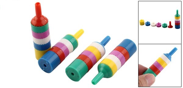 Layered Plastic Colored Aquarium Air Stone Bubble Diffusers
