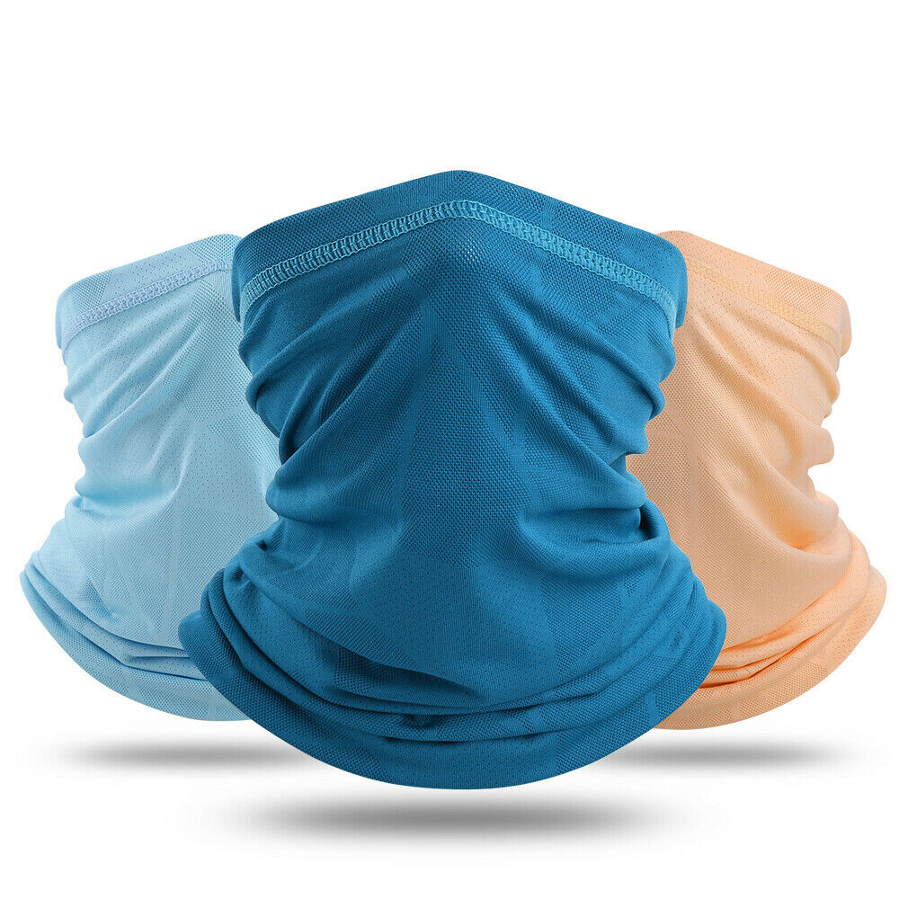 Neck Gaiter Bandana Face Mask Sun Cooling Scarf Gator Cover Head for Men Women