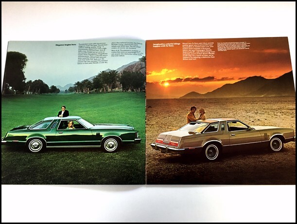 1977 Ford Thunderbird 12-page Vintage Original Car Sales Brochure Catalog