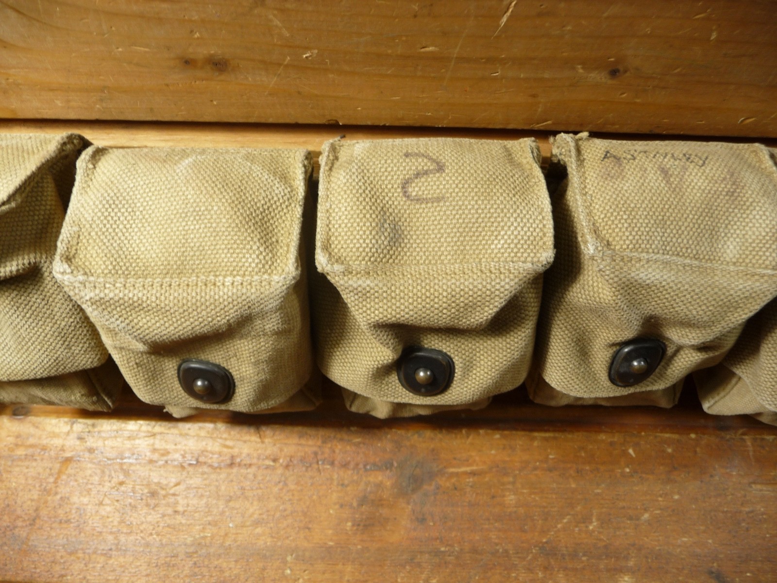 Vintage WWI US M1910 MEDICAL BELT, 10 POCKET, MILLS 1917 PATENT