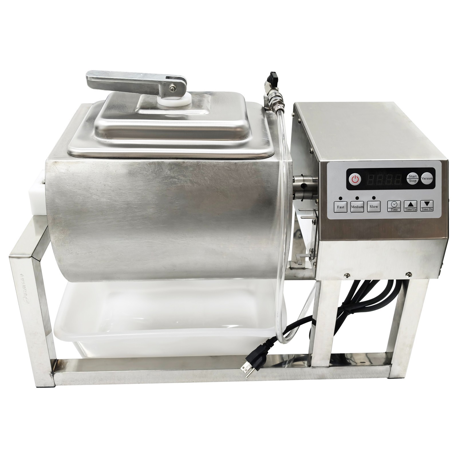 15L Electric Food Marinator Circular Rotatable Marinating Machine Vacuum Meat Tu