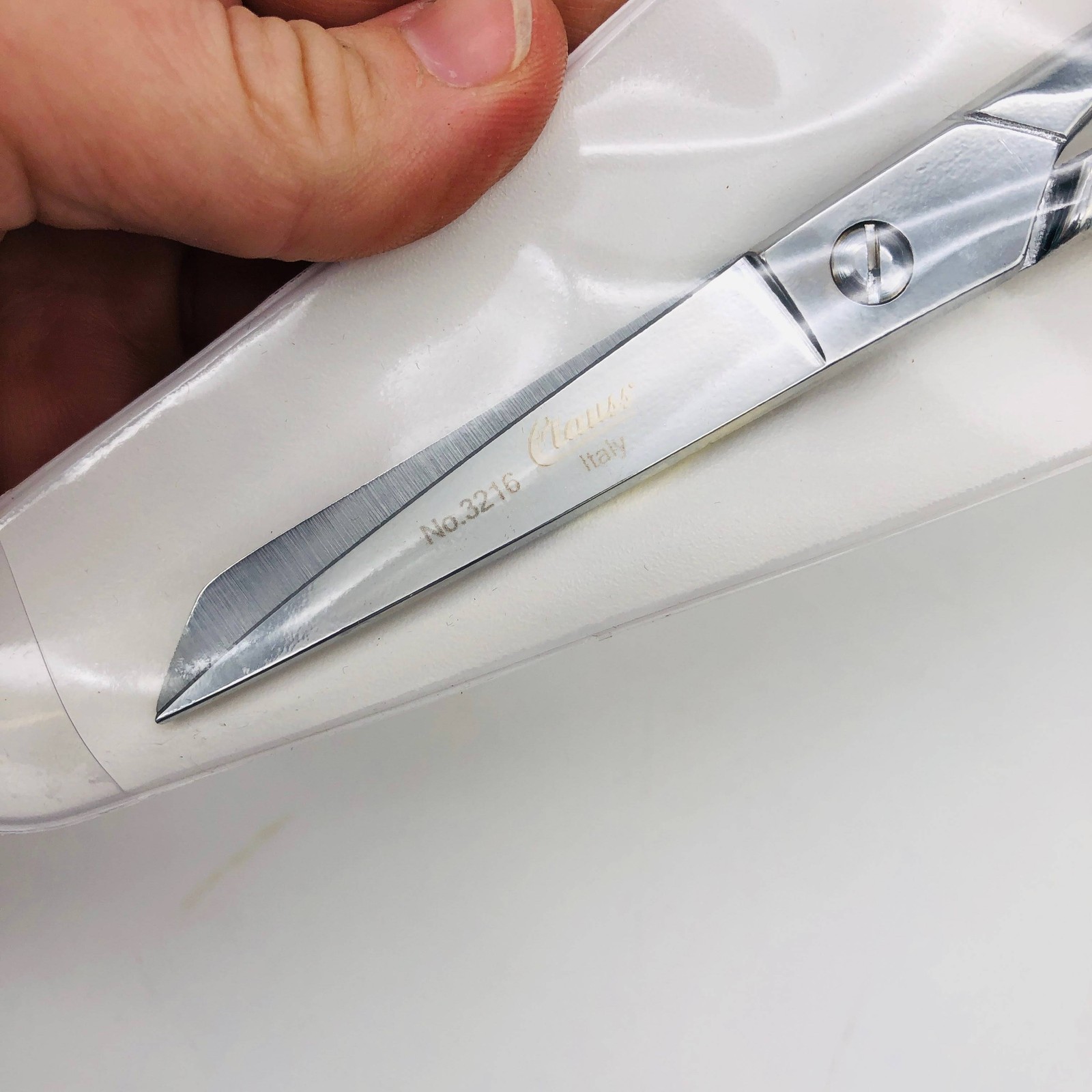 Clauss 3216 Straight Trimmer Scissors 6" Hot Forged Carbon Steel Acme 10400C