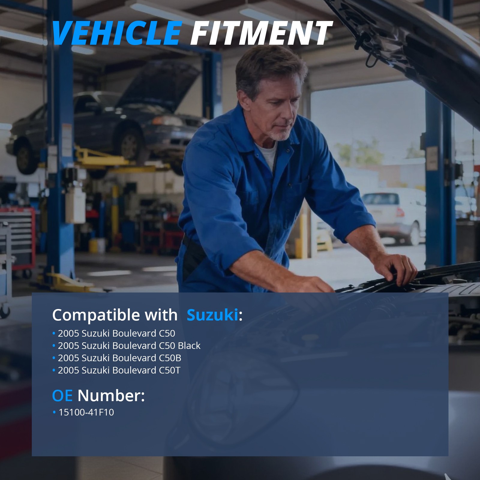 Fits 2005 SUZUKI BOULEVARDVL800 C50 FUEL PUMP ASSEMBLY 15100-41F10