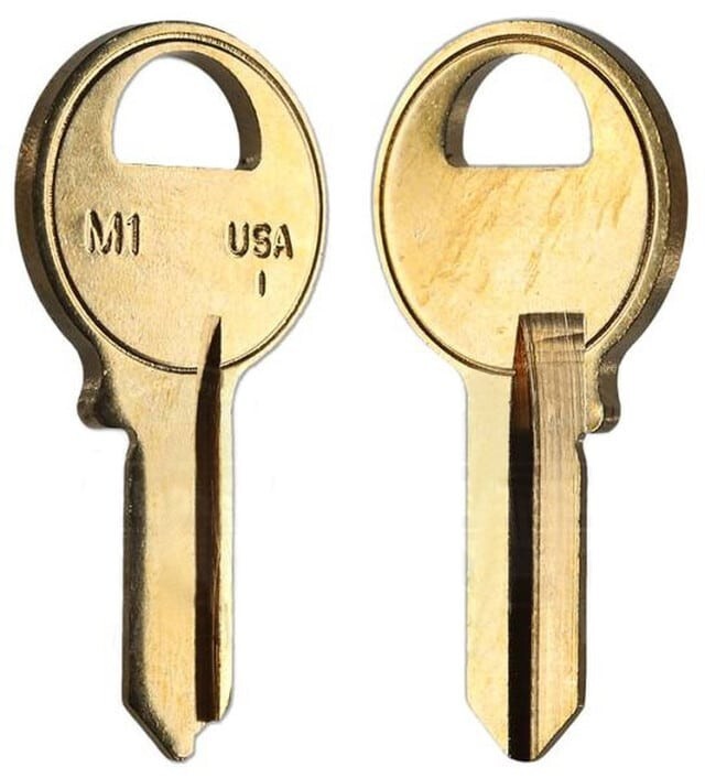 M1 Key Blanks (50 Pack) Compatible with M1 Master Keys (FREE SHIPPING)