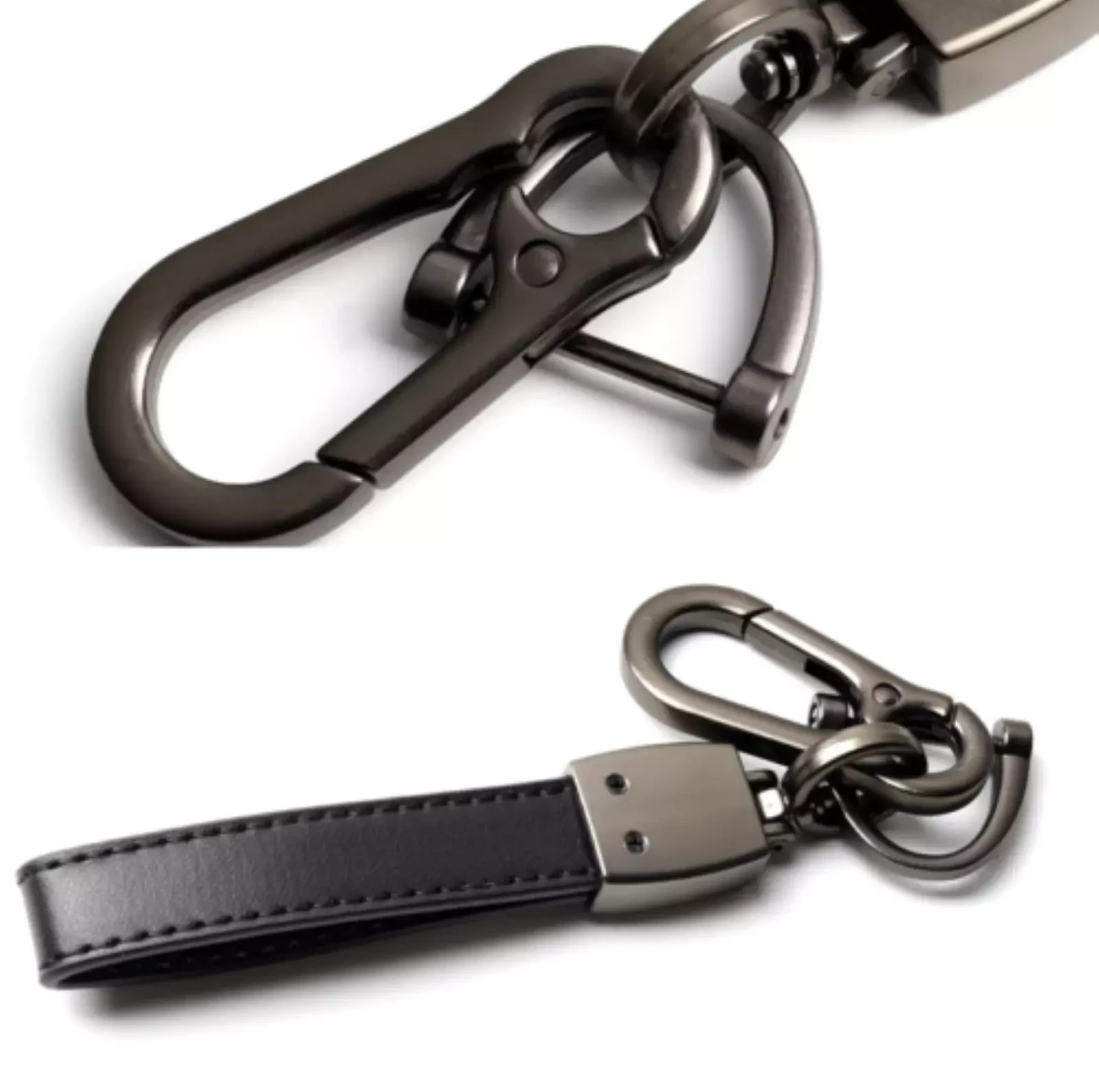 Cadillac Genuine Leather Keychain US Seller Free Shipping